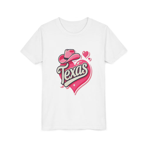 Texas Heart Youth Short Sleeve Tee - Fun & Stylish T-Shirt for Kids
