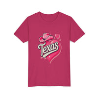 Texas Heart Youth Short Sleeve Tee - Fun & Stylish T-Shirt for Kids