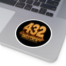 432 Drill Crew Round Sticker — Oilfield Hard Hat or Truck Decal
