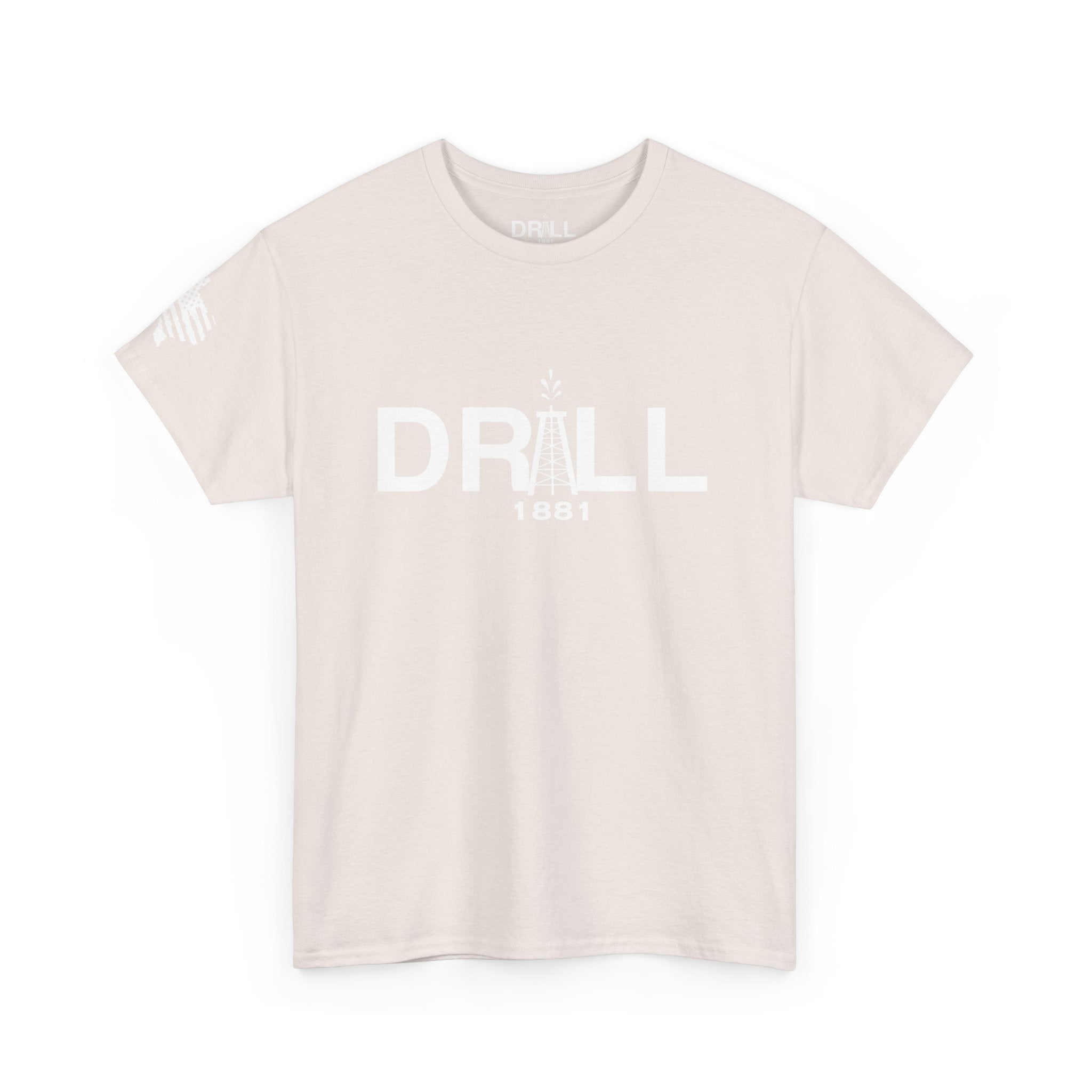 Drill Basic White Logo - SS - Front