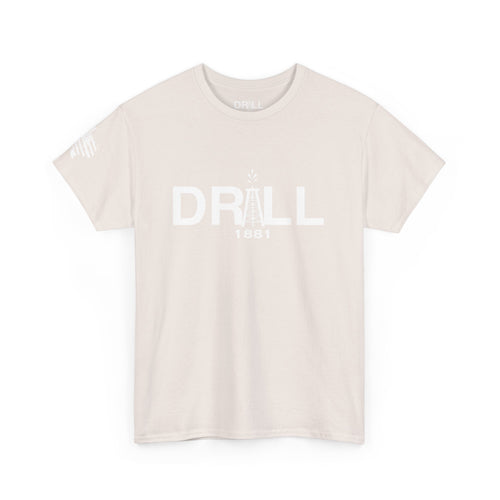 Drill Basic White Logo - SS - Front