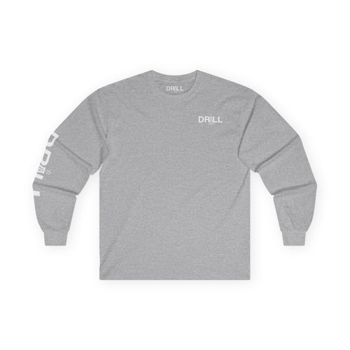 Pump Jack Sketch - Long Sleeve Tee