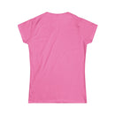 Pink t-shirt on a white background womens